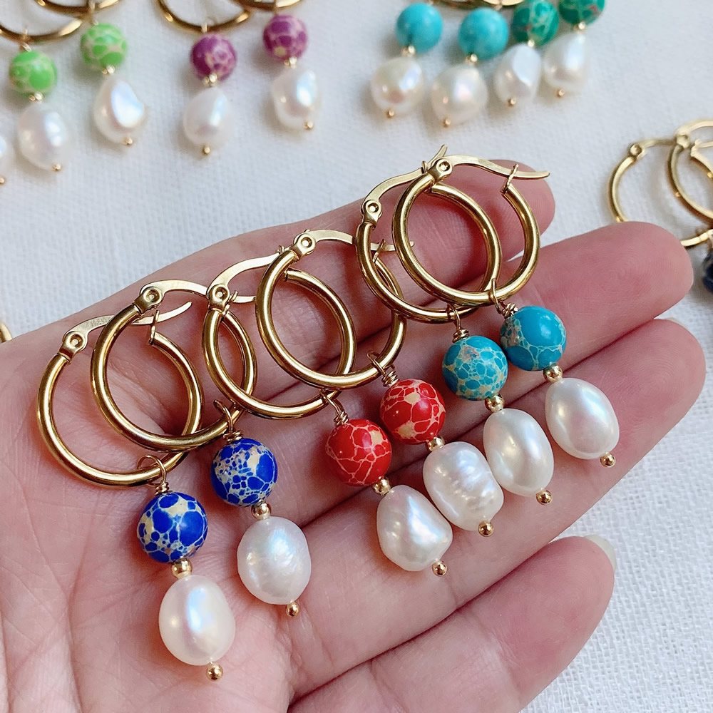 Natural Freshwater Baroque Pea - Aura Ethnic Fashion recensie en prijs