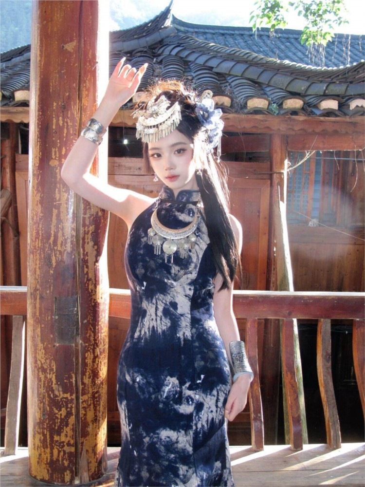 New batik dress cool women's w - Fashion Show Ethnic Wear recensie en prijs