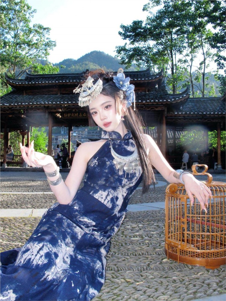 New batik dress cool women's w - Fashion Show Ethnic Wear recensie en prijs