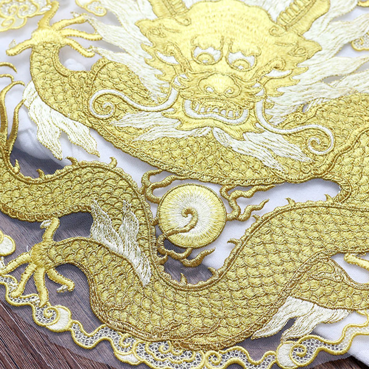 Golden thread dragon circular  - Ethnic Fashion Men recensie en prijs
