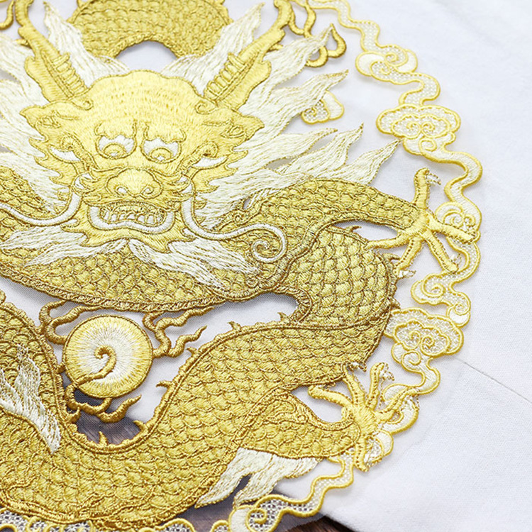 Golden thread dragon circular  - Ethnic Fashion Men recensie en prijs
