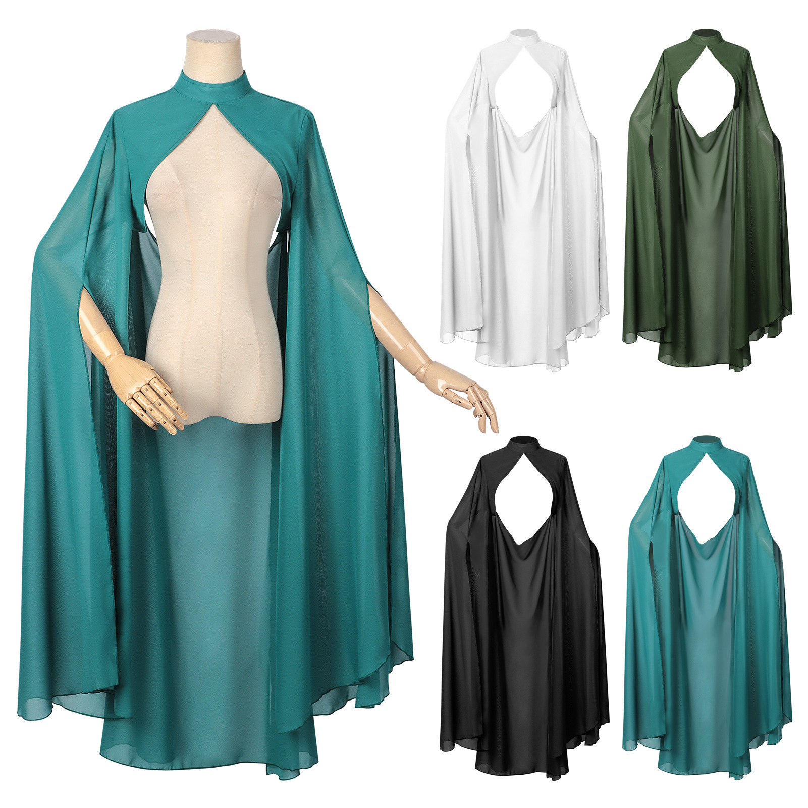 Ladies Green Chiffon Shawl Got - Ethnic Wear In Fashion recensie en prijs