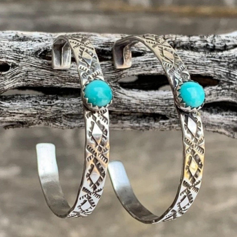 Ethnic Silver Color Blue Stone - Ethnic Wear In Fashion recensie en prijs