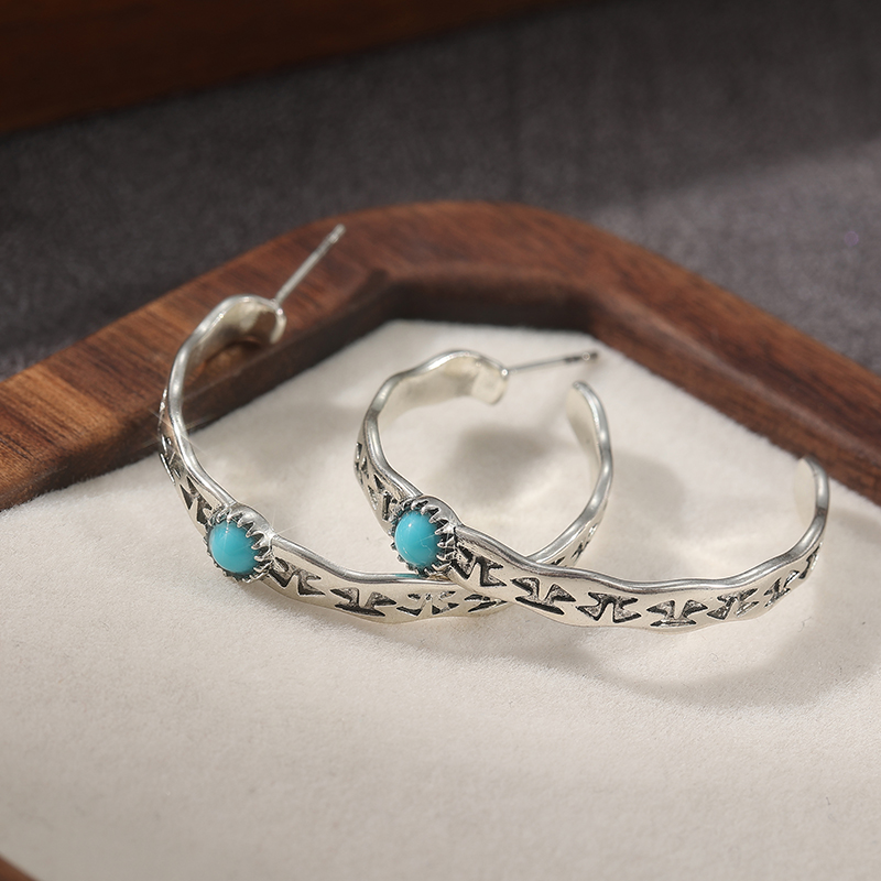 Ethnic Silver Color Blue Stone - Ethnic Wear In Fashion recensie en prijs