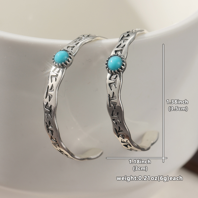 Ethnic Silver Color Blue Stone - Ethnic Wear In Fashion recensie en prijs