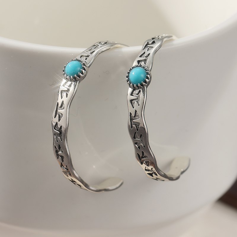 Ethnic Silver Color Blue Stone - Ethnic Wear In Fashion recensie en prijs