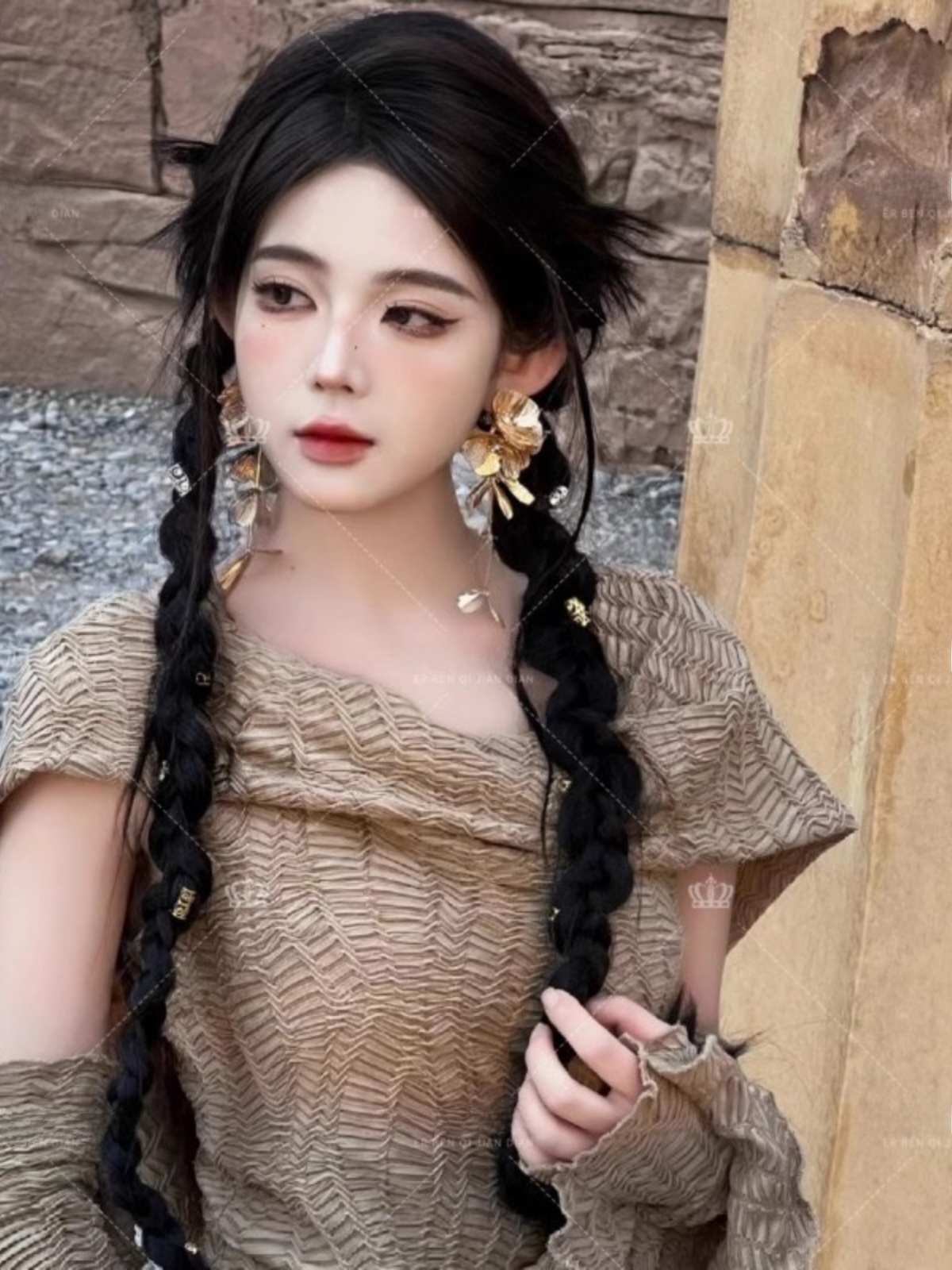 Desert  Themed Long Dress Wome - Ethnic Fashion Photography recensie en prijs