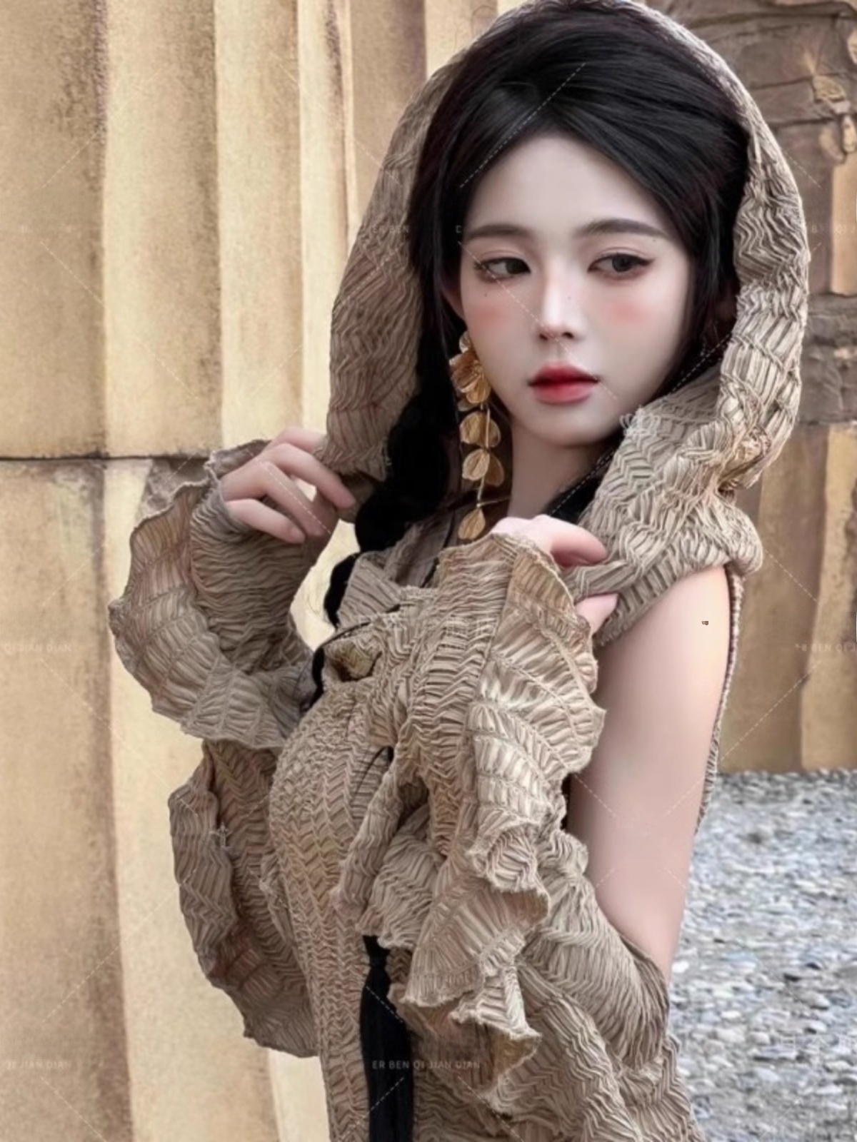 Desert  Themed Long Dress Wome - Ethnic Fashion Photography recensie en prijs