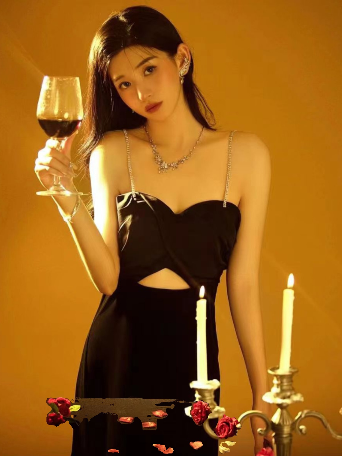 Sexy Backless Strap Dress Phot - Ethnic Wear In Fashion recensie en prijs