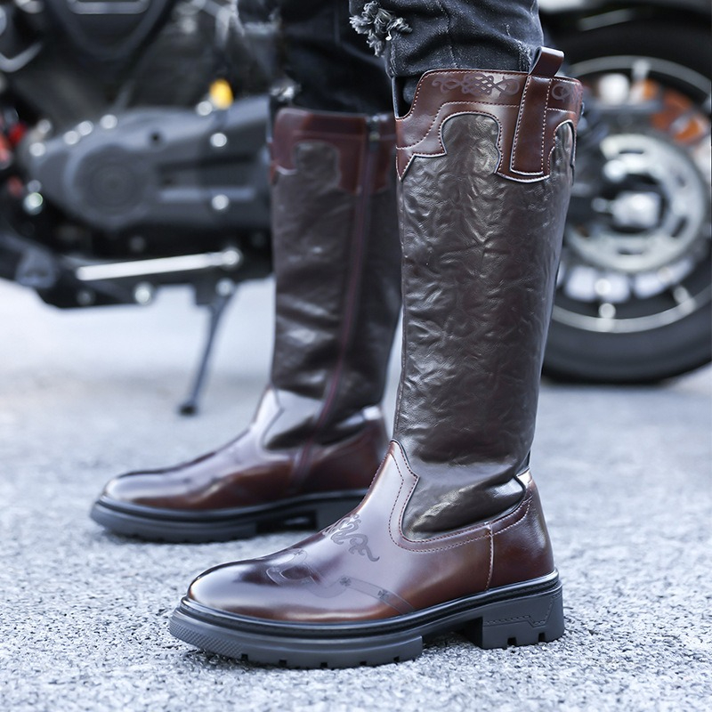 Men's Mid-calf Boots High Qual - Ethnic Fashion Men recensie en prijs
