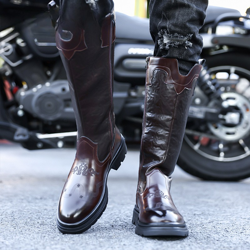 Men's Mid-calf Boots High Qual - Ethnic Fashion Men recensie en prijs