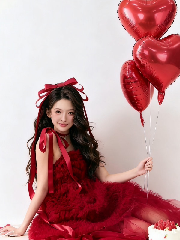 Red Tulle Skirt Artistic Birth - Ethnic Fashion Photography recensie en prijs