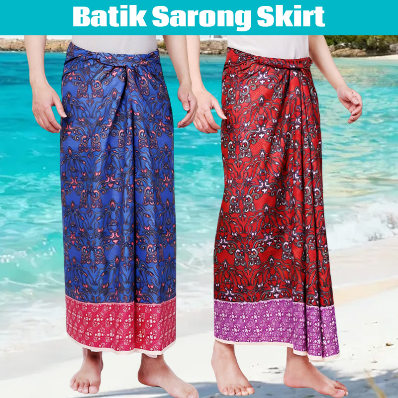 Men Women Batik Sarong Skirt E - Batik Sarong Wrap recensie en prijs