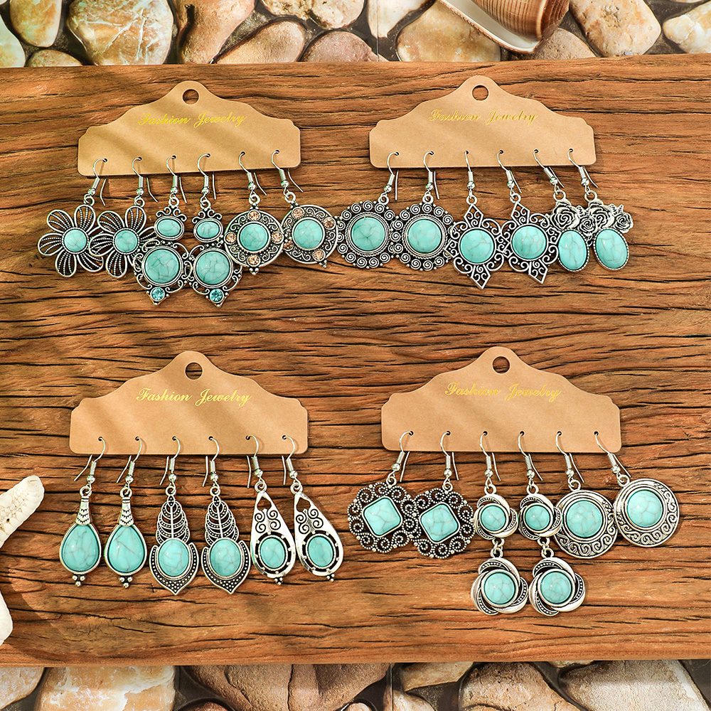 Ethnic Style Drop Earrings wit - Ethnic Wear In Fashion recensie en prijs