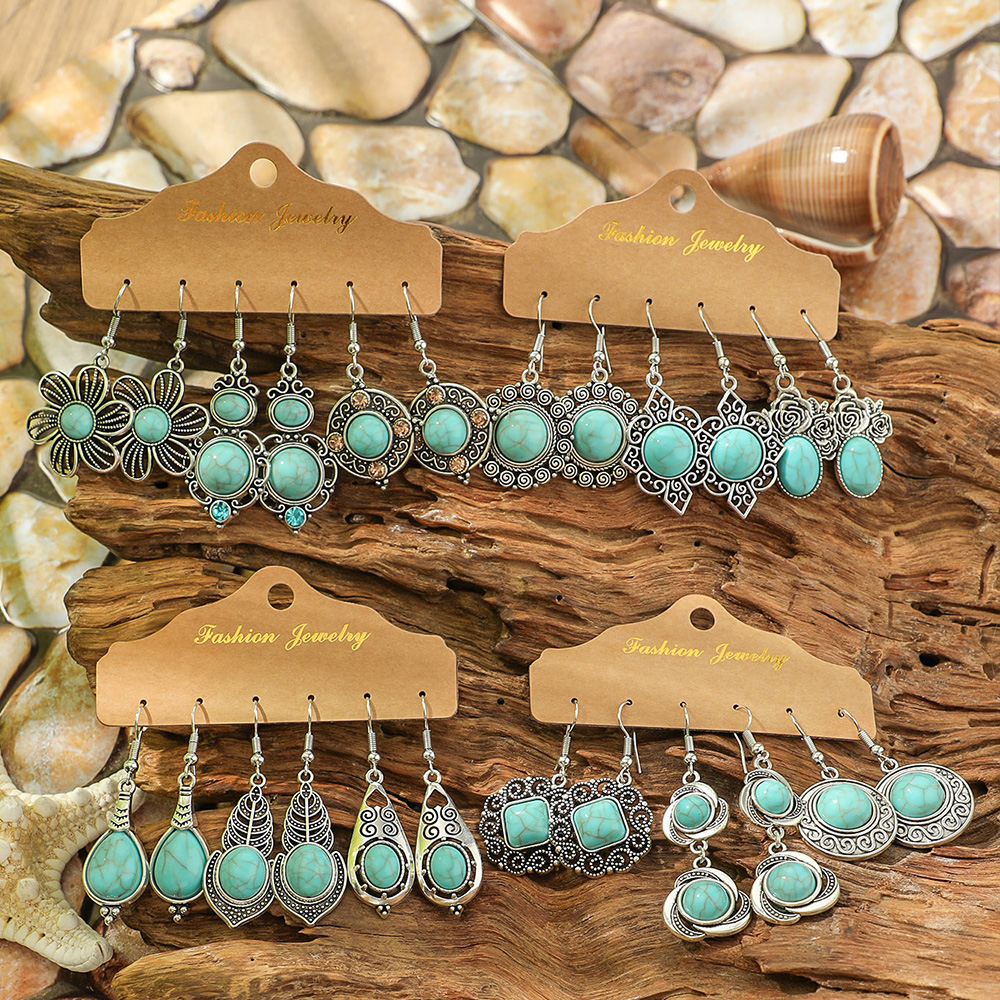 Ethnic Style Drop Earrings wit - Ethnic Wear In Fashion recensie en prijs