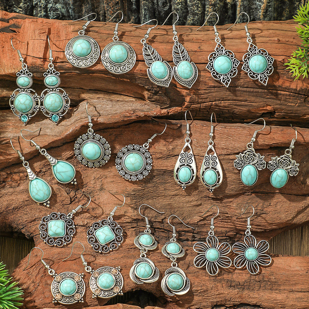Ethnic Style Drop Earrings wit - Ethnic Wear In Fashion recensie en prijs