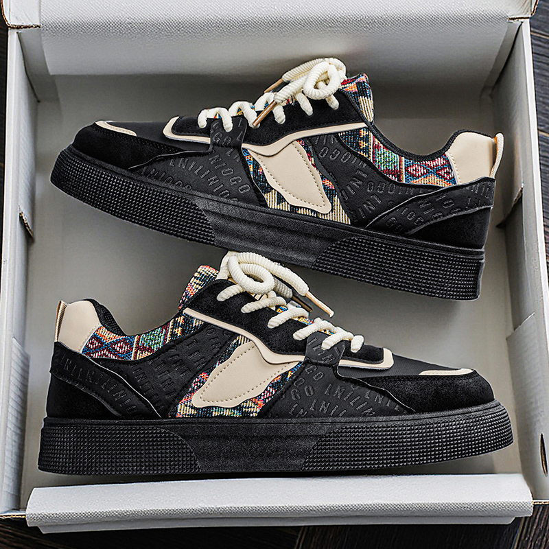 Men's Vintage Patchwork Platfo - Ethnic Wear In Fashion recensie en prijs