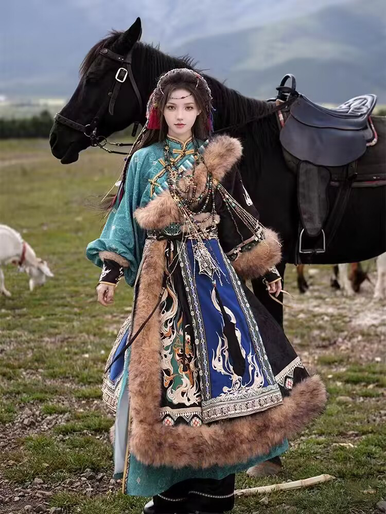 Tibetan Costume Women's New St - Ethnic Fashion Photography recensie en prijs