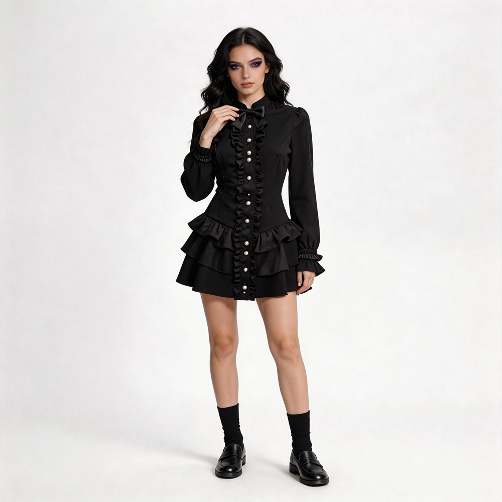 Black Gothic Short Skirt Hallo - Ethnic Wear In Fashion recensie en prijs