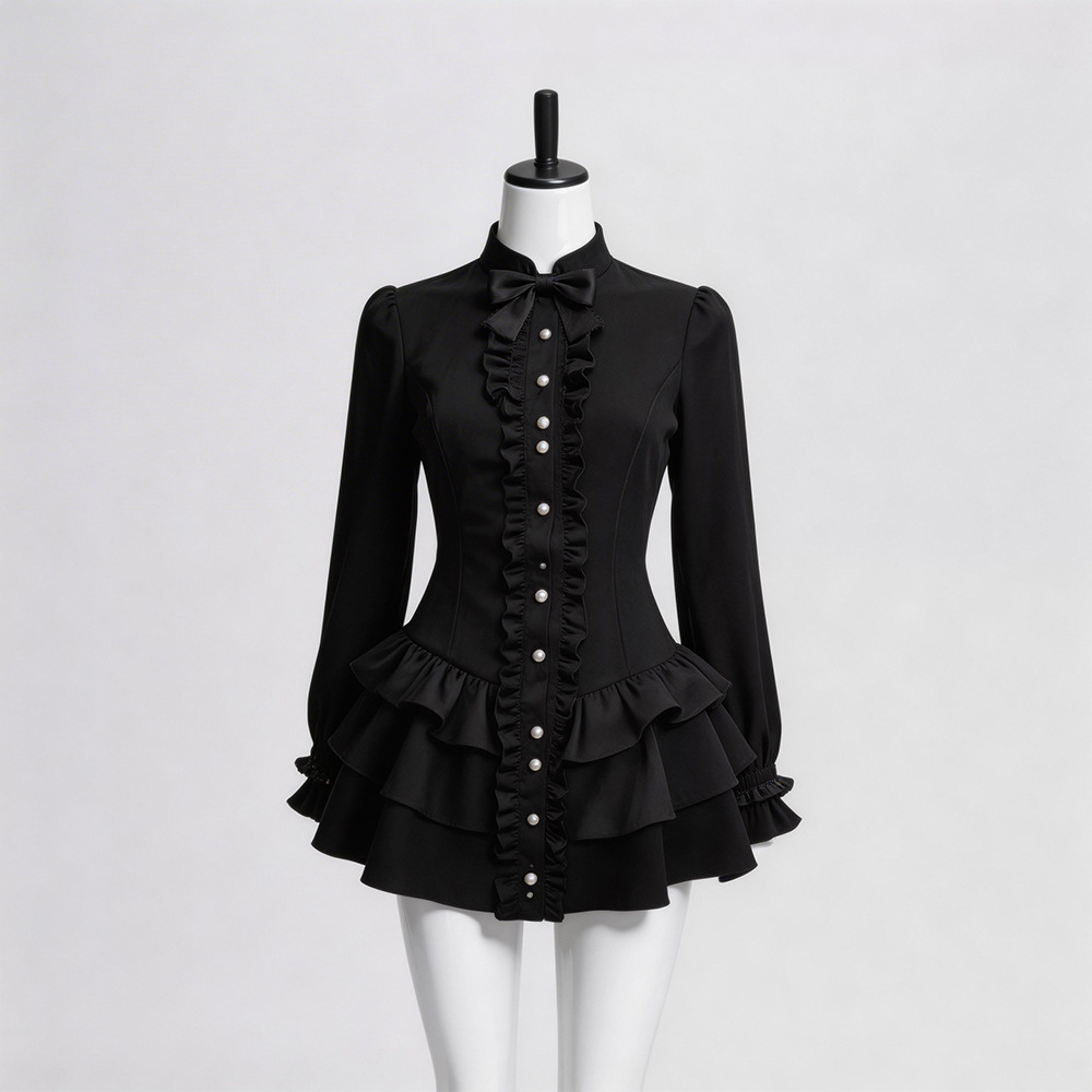 Black Gothic Short Skirt Hallo - Ethnic Wear In Fashion recensie en prijs