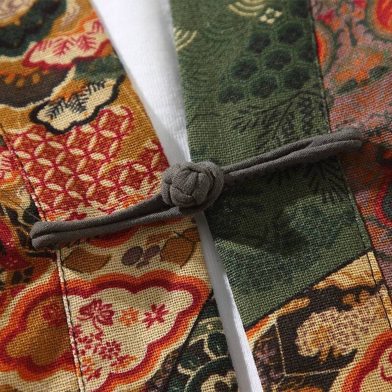 Ethnic Style Print Yukata Men  - Ethnic Fashion Men recensie en prijs